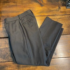 J. Crew Pinstripe Wool Slacks Sz 32W 30L